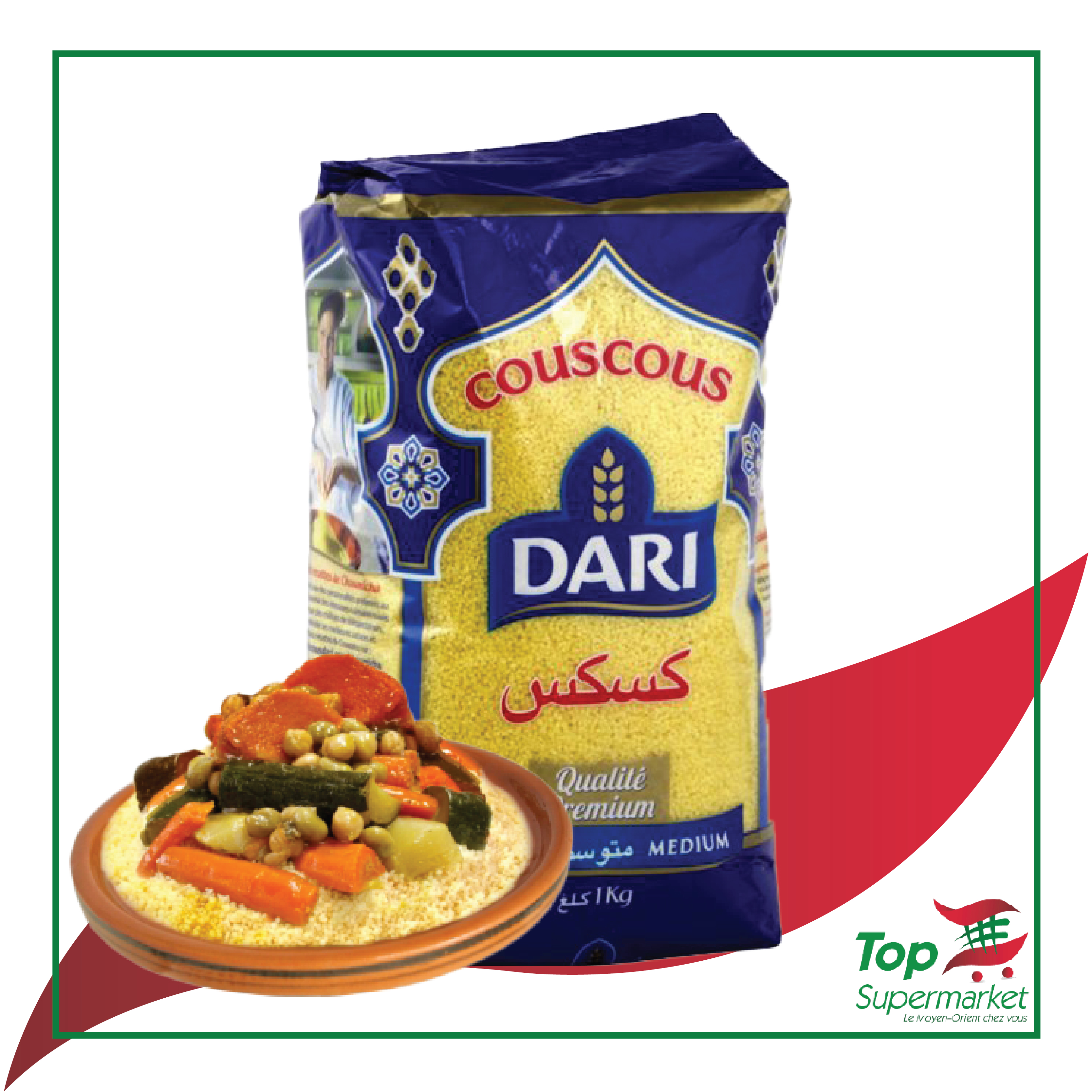 Dari Couscous Moyen 1Kg